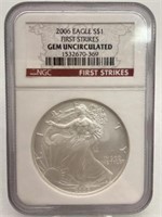 2006 Silver Eagle $1 First Strike