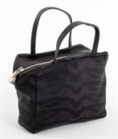 Fendi Animal Print Black Handbag