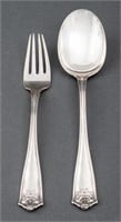 Tiffany & Co. "Winthrop" Serving Fork and Spoon