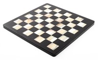 Black Marble and Agate Table Chessboard