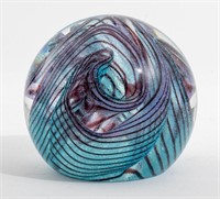 Michael Nourot Studio Art Glass Paperweight
