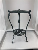 Vintage Cast Aluminum/iron Table Plant Stand