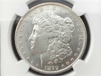 1879 S Silver Morgan Dollar Ms65 Ngc