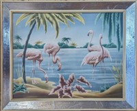 Large Bill Seay Flamingos for Turner Mfg. Co.,