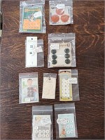 NOS Buttons on Card Stock