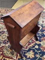 Vintage Craftsman Pine Sewing Cabinet w/ Insert