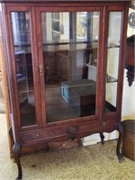 1930's French Style China Cabinet on Castors