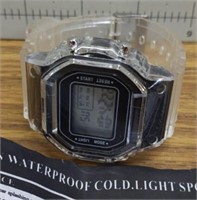 NEW Waterproof led light sports watch