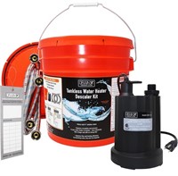 DrainX Tankless Water Heater Descaling Flush Kit