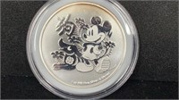 2018 Disney Mickey 1oz .999 Silver $2 Niue Coin