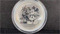 2018 Disney Mickey 1oz .999 Silver $2 Niue Coin