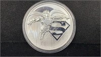 2021 Superman 1oz .999 Silver $2 Niue Coin
