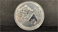 2022 Aquaman  1oz .999 Silver $2 Niue Coin