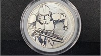 2019 Star Wars Storm Trooper 1oz .999 Silver $2