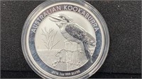 2016 Kookaburra 1oz .999 Silver $1 Australia Coin