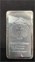 Scottsdale Mint 10 Troy oz .999 Silver Bar