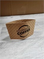 CASE OF 1300 COFFEE CUP SLEEVES
