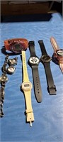 EIGHT MISC WATCHES