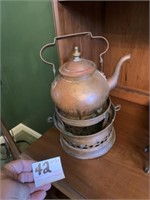 Antique Teapot with Burner