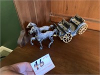 Metal Horse Carriage