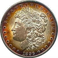 1896 Morgan Silver Dollar MS-65 +