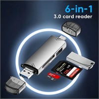 6 in 1 USB3.0 multi-function Adapter