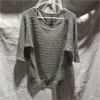 Massini Women's Sweater Loose Knit Gray M