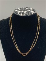 Pair Of 16” 14K Gold Necklaces