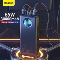 NEW Power Bank 30000mAh 65W PD3.0 Quick Charging