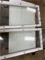 window panes for doors, pair