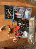 12V sharpener, air sheer, butane torch,