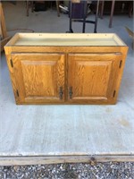 Wood Upper Kitchen Cabinet with Original Hardware