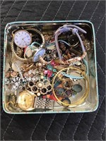 Timex Watches and Costume Jewelry Lot