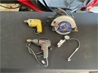 Power tools - saws, drills