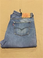 Levi 501 Jeans, 40x34, 1 pr,needs belt loop repair
