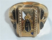 10 k Gold Ring Size 7.25-6.7 g