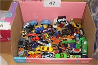 assorted hot wheels/toy cars