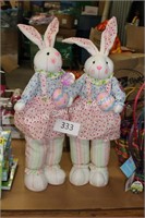 2- sister bunny rabbits 24”