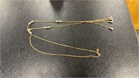 Jewelry Arat gold filled dangling necklace by