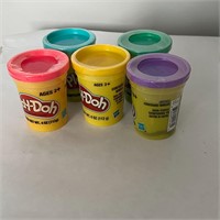 Play-Dough 4oz Yellow Blue Rubine Green Purple NEW