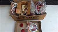 Box Lot of Tail Lights and Relfectors