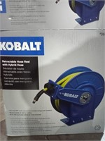 Kobalt Retractable Hose Reel With Hybrid Hose 50