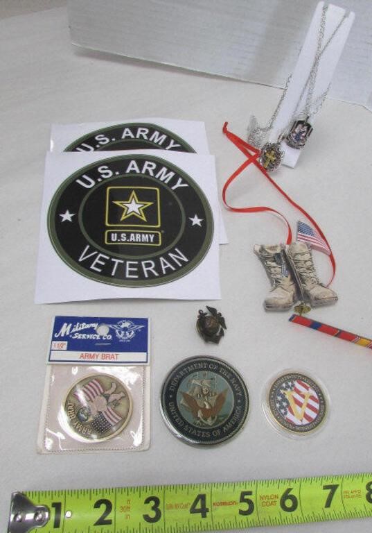 Military Items + Patriotic Necklaces