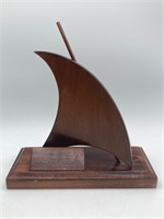 Hawaiian Tropic 7” Wood Sailboat Award Base