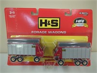 H&S Forage Wagon Set NIP 1/64