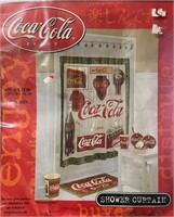 Coca-Cola Shower Curtain New!