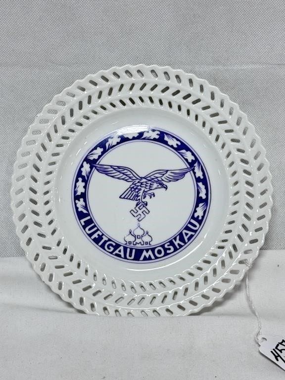 LUFTWAFFE PORCELAIN PLATE BY MEISSEN