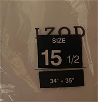 IZOD Men's Dress Shirt Size 15 1/2 34-35" New