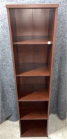73” Cherry Wood Style Display Shelf, 3 Shelves