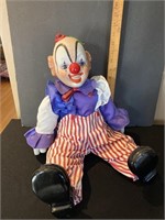 Musical Porcelain clown